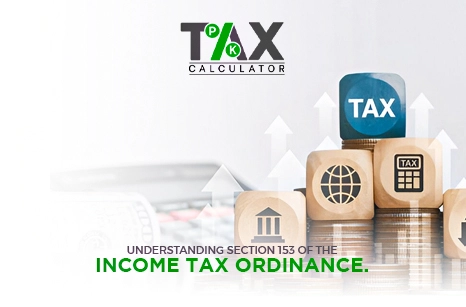 Section 153 income Tax Ordinance